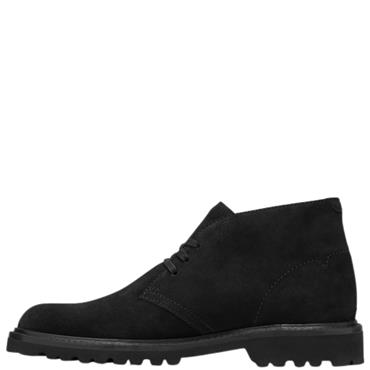 CLARKS MENS LACE ANKLE BOOT - BLACK